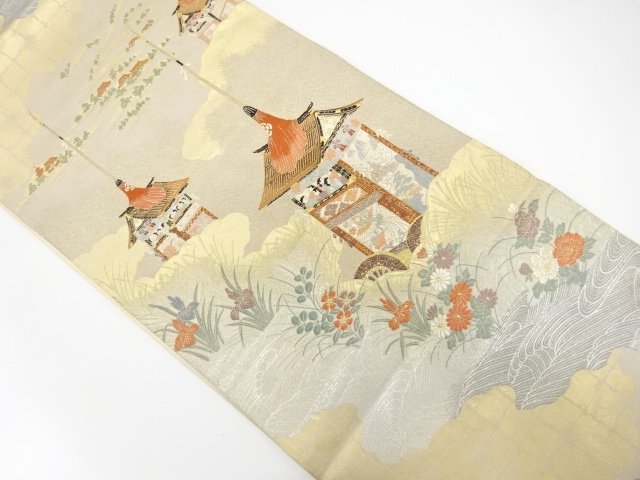 Japanese Kimono / Antique / Fukuro Obi Silk